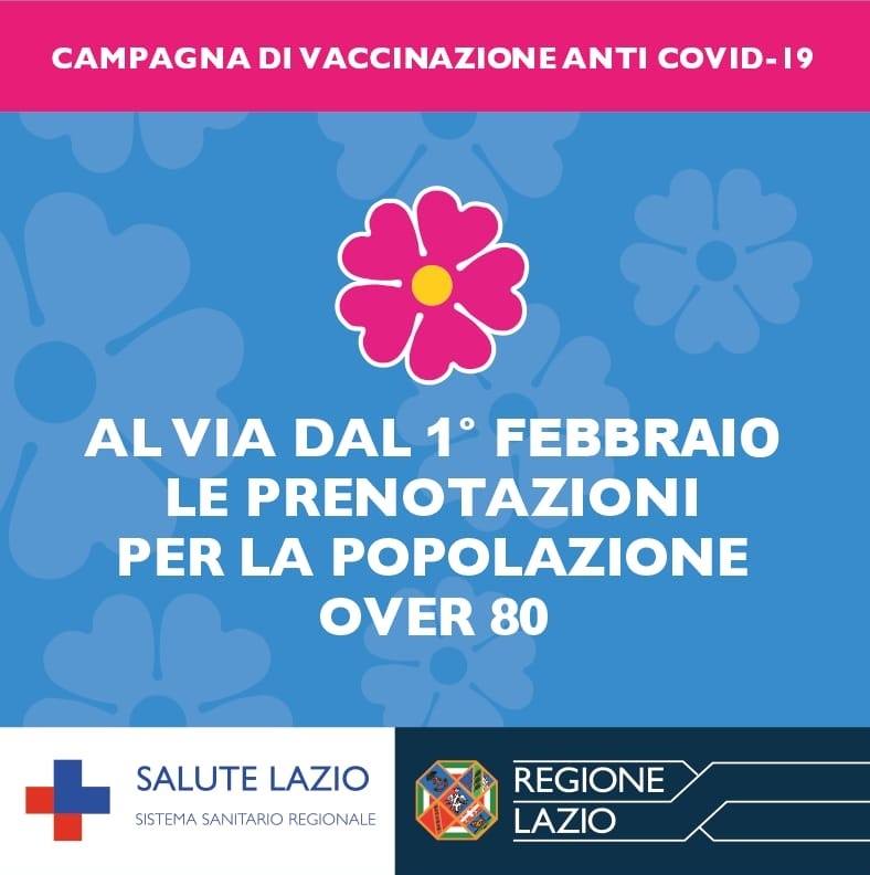 Regione Lazio_Campagna di vaccinazione Over80