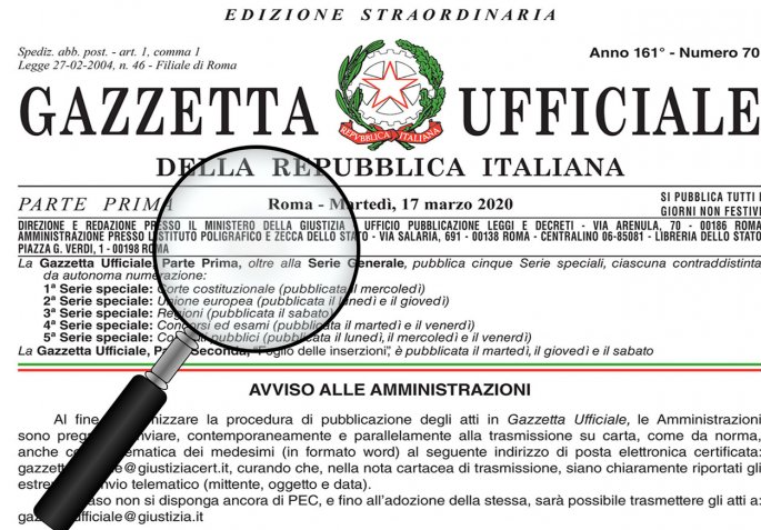 Decreto Sostegni – Gazzetta Ufficiale