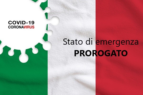 Governo Italiano: proroga dello stato di emergenza al 15 ottobre 2020