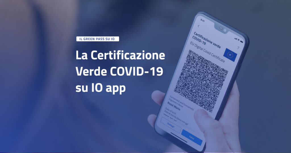 La Certificazione Verde COVID-19 anche sull’app IO