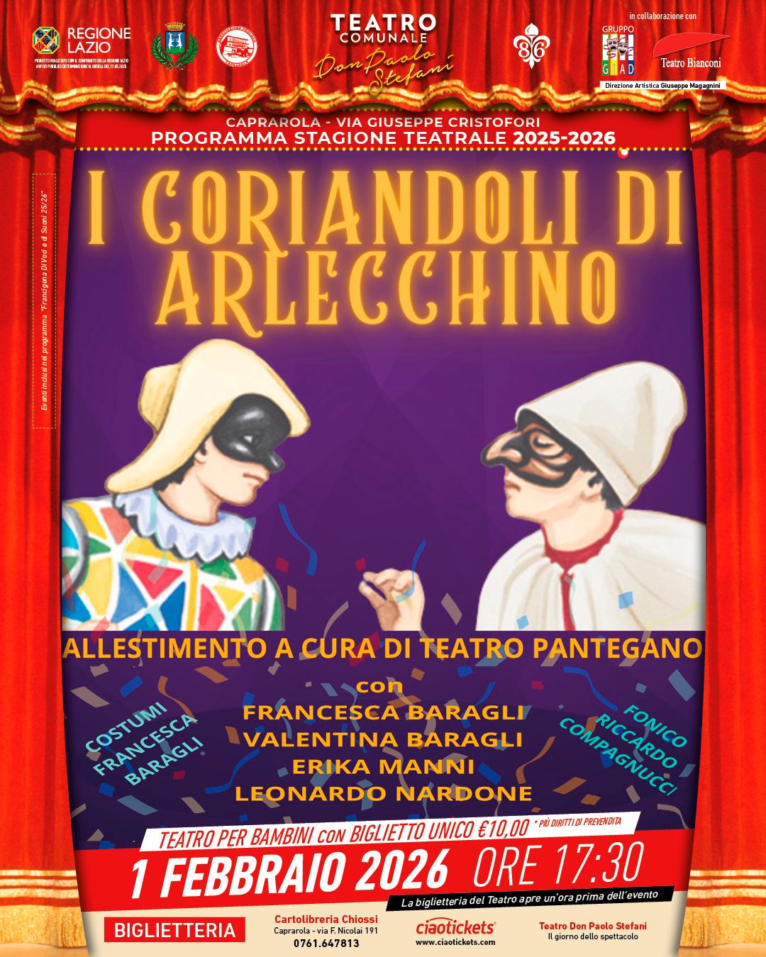 i coriandoli di Arlecchino